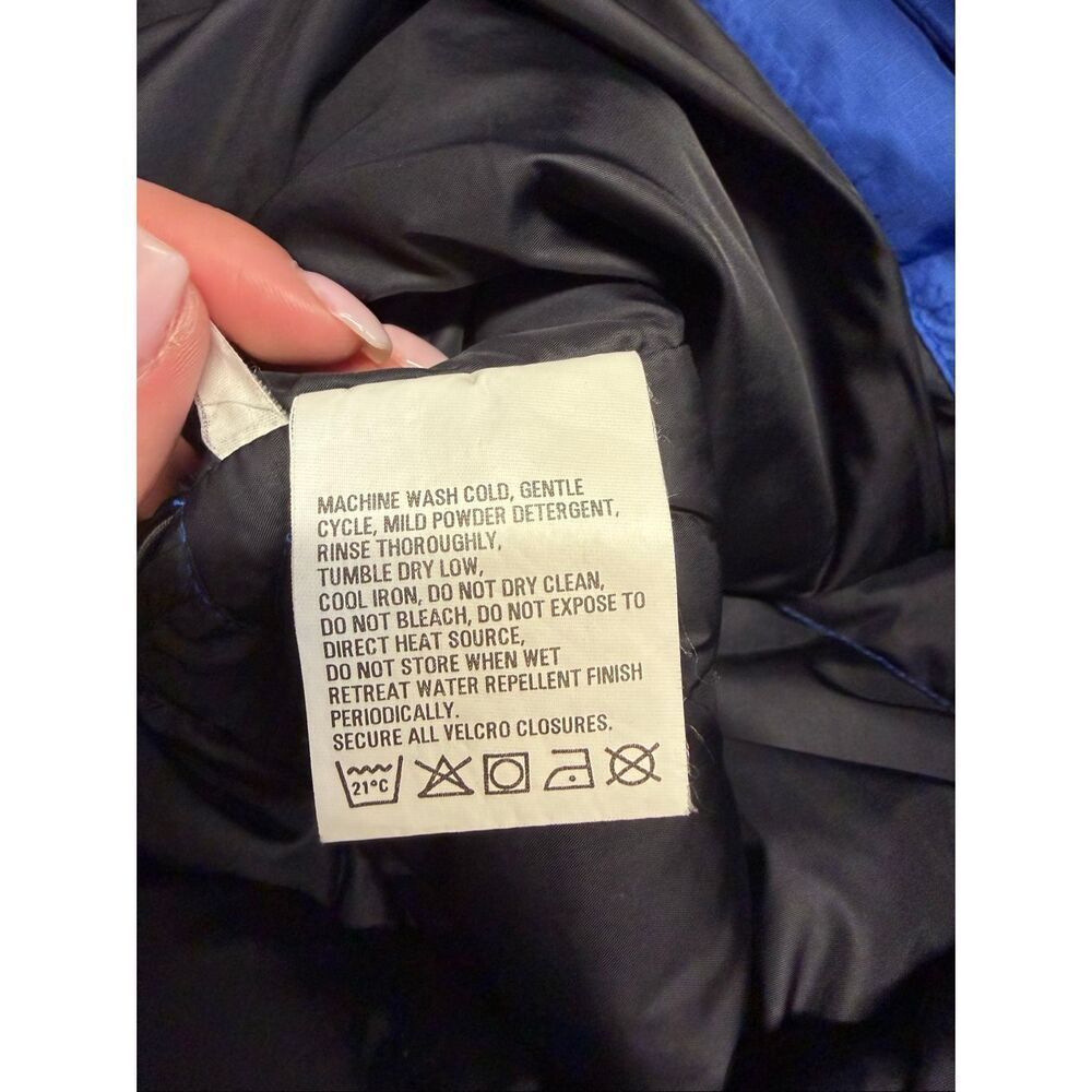 Vintage The North Face 700 Fill Goose Down Puffer Vest Blue Outdoor Retro Unisex - Picture 11 of 11